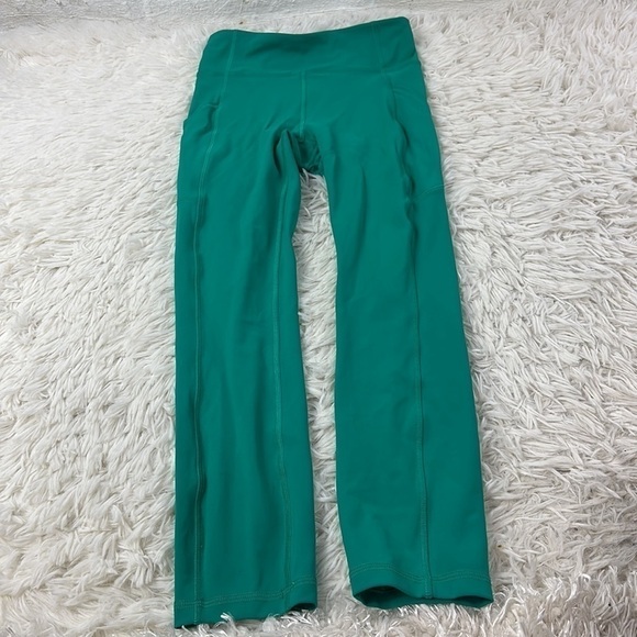 Lululemon Invigorate High-Rise Crop 23" Maldives Green - Picture 1 of 6